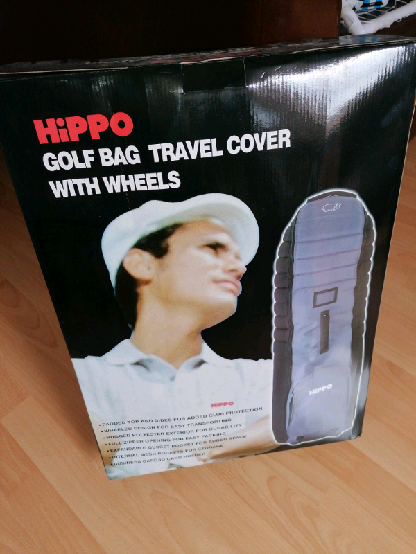 Golf Bag Travel Cover Hippo New 